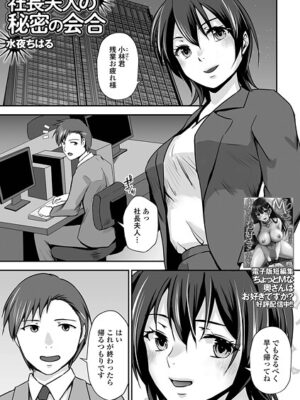 社長夫人の秘密の会合【水夜ちはる 一水社編集部】