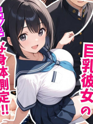 ロ●顔巨乳彼女にエッチな身体測定！変態娘の欲情ボディチェック【はむ巨乳女子高生】
